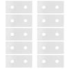 10Pcs Aluminum Joining Plate 2 Hole 3030 Aluminum Flat Connecting Plate Reinforcement Plate Flat Vertical Connection Tool