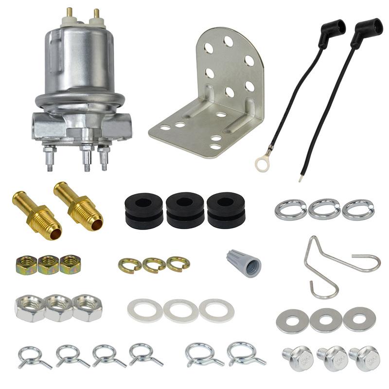 

Electric Fuel Pump In Line External Pump Module 12 VDC 1.5psi-4psi 72gph 1/4-18 NPSF Male Terminal For Ford B600/B700 Bus OE Fit
