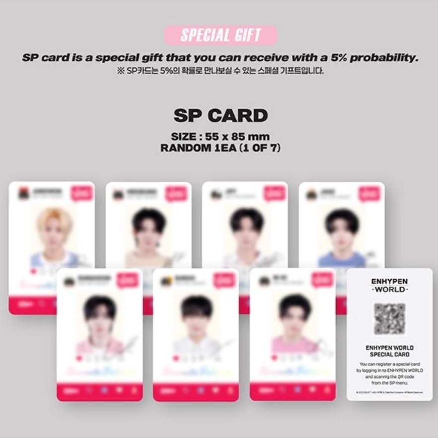 [Vorbestellung] ENHYPEN WORLD Couponkarten-Kollektion Süßer Moment BASIC Version. Offizielles K-POP Merchandise