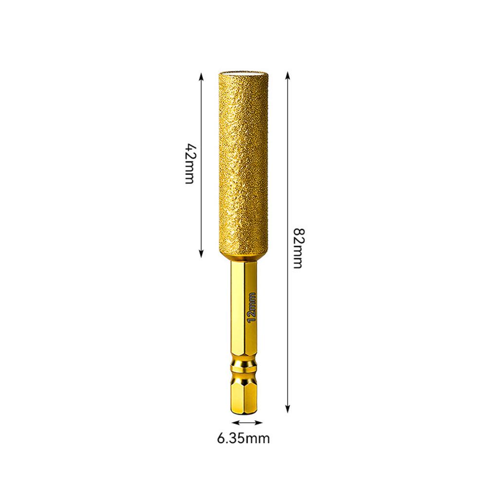 1pc Dry Drilling Thread Hexagonal Shank Core Drill Bits 6-16mm Brazed Dry Drilling Drill Bit For Tile Marble Granite Drilling
