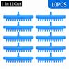10Pcs Plastic Aquarium Air Splitter 4/5/8mm Oxygen Gas Diverter  for Fish Tank Air Pump Oxygenation