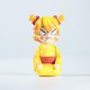 Cartoon Anime Toys and Figurines of Tanjirou, Zenitsu and Inosuke From 'Demon Slayer  As Decorative Desktop Ornaments