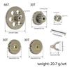 XBERSTAR Transmission Gear Set for FMS FCX24 FCX18 RC Hardened Steel Gearbox Gear Differential Gear Parts Accessories 1/24