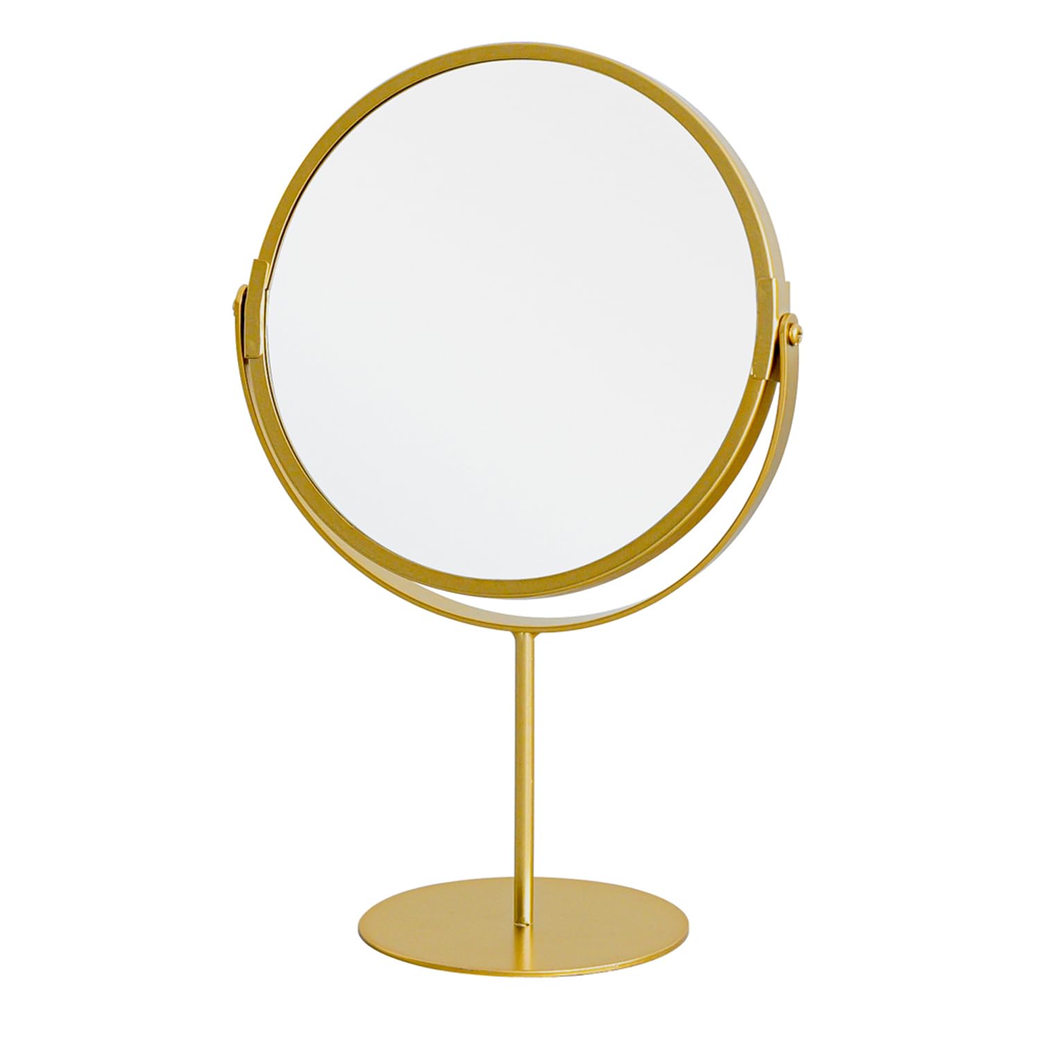

Nagai Kosan 3x Настольное зеркало H Reno Зеркало для макияжа Ширина 18см х Высота 27см Золото Регулируемый угол Круглая форма NK-287 золотой