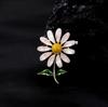 Fashion Daisy Sun Flower Brooches for Women Men Trendy Sunflower Plant Party Wedding Office Korean Jewelry Accessories