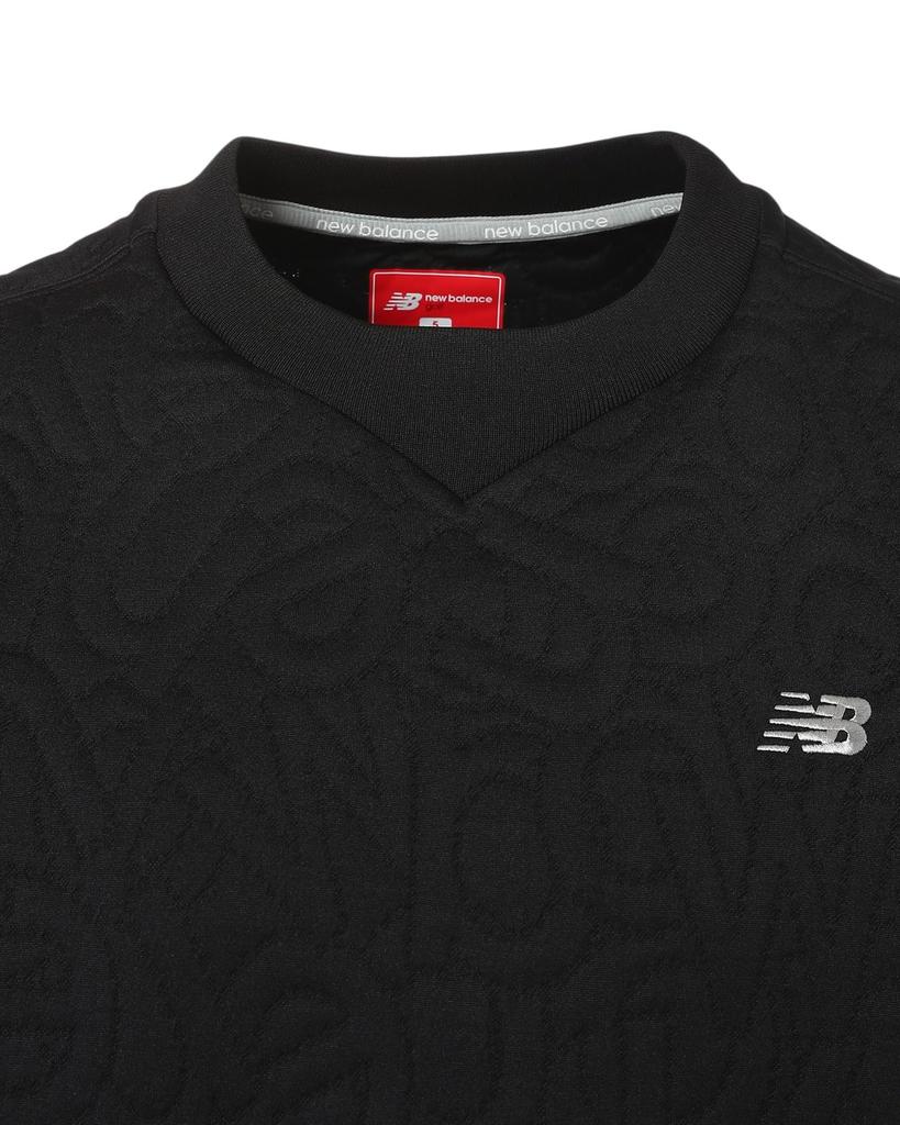 New Balance Golf Rundhals-Sweatshirt 6 Herren (Strecken) / 012-5262003 010_Schwarz [LL]
