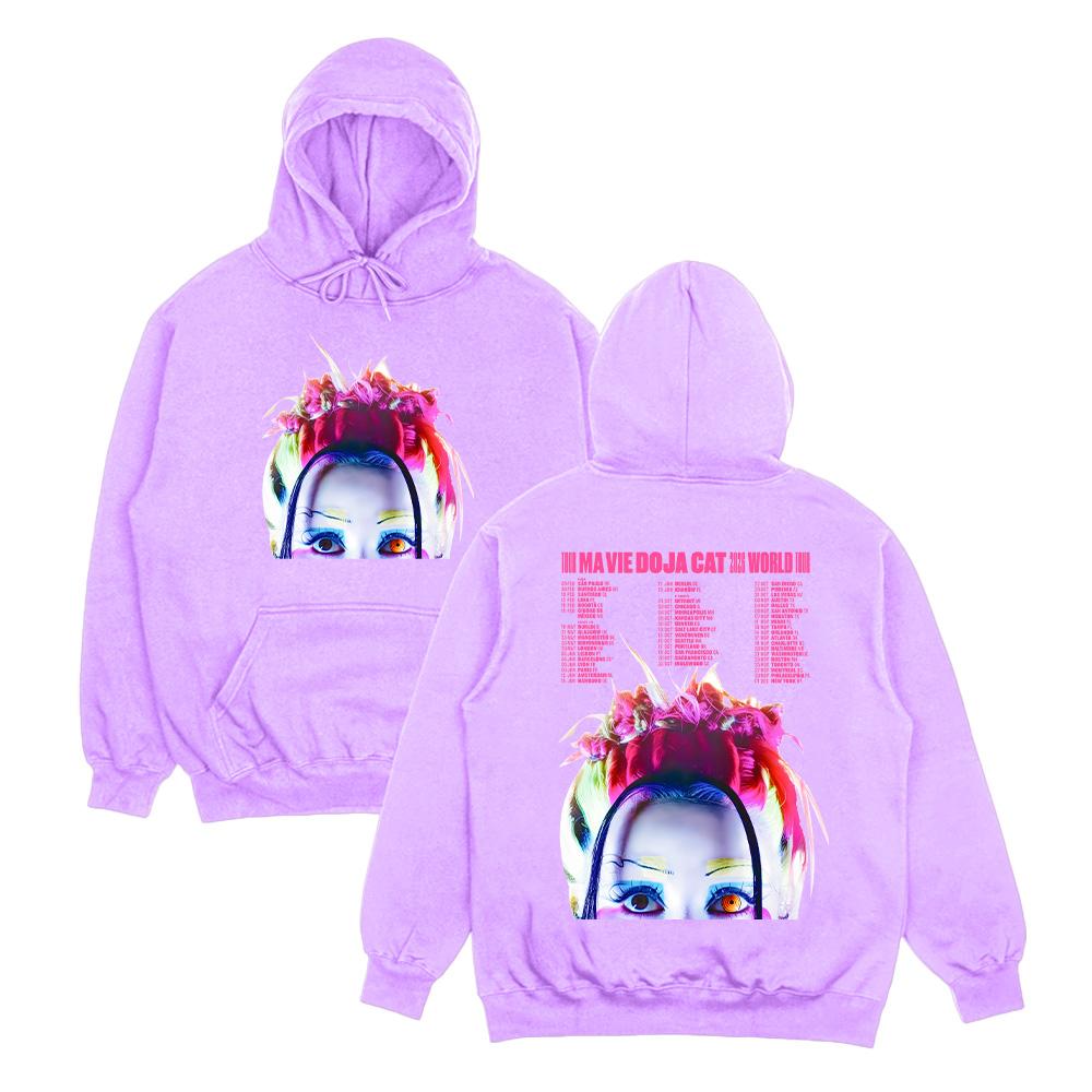 Y2k Hip Hop Hoodies Doja Cat 2026 Welttournee Pullover Lässig Locker Unisex Kleidung Mode Vielseitiges Sweatshirt Lässig