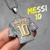 Messi Cristiano Ronaldo Neymar Haaland Football Jersey Man Necklaces Stainless Steel Pendant Chain Jewelry Gift Wholesale