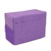 Sewing Machine Cover with Storage Pockets Polyester Protective Dust Cover 17.32x12.01x8.46in Purple