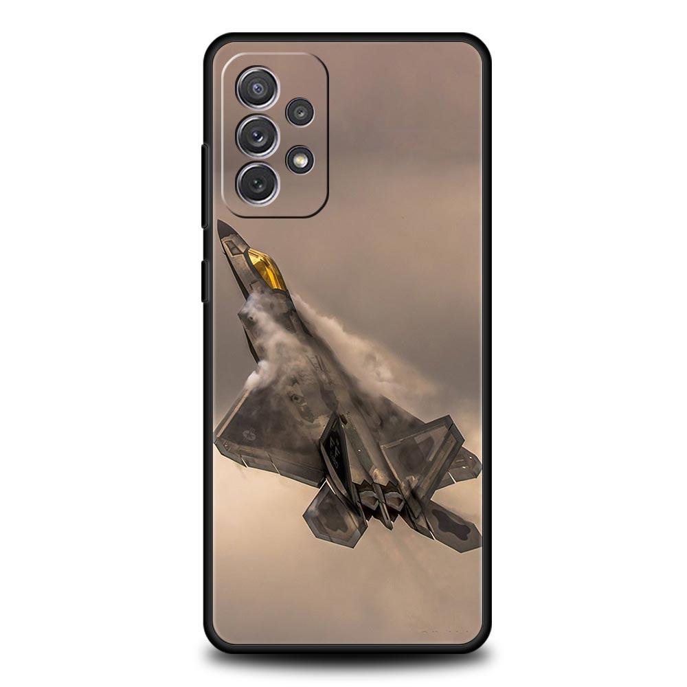Custodia per Telefono Per Samsung Galaxy A15 A13 A51 A71 A41 A31 A21S A03S A05 A12 A32 A52 A23 A25 A33 A53 A73 5G Cover Aerei da Combattimento