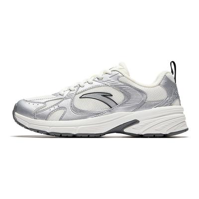 AT804 Millennium Retro Trendy Versatile Lightweight Durable Cushioning Low-Top Lifestyle Casual Shoes Women Sneaker Silver 922548866-1