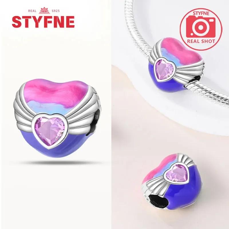Copperromantic Heart Series Charms Hope Lovecopper Beads Fit Original Bracelet Diy Fine Jewelry Gifts For Women Making