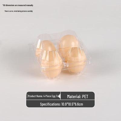 Yinmei Disposable Transparent Plastic Egg Trays
