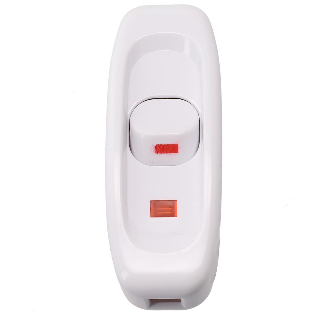 Accessories Switch ON/OFF Plastic 1pcs 240V 10A Desk Lamp Buttons Inline LED Indicator Light Light Buttons Switch High Quality