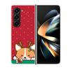 Christmas Cover For Samsung Galaxy Z Fold 5 5G Cases ZFold3 4 2 Clear Plastic Hard Back Cases For Samsung Z Fold 3 Phone Covers