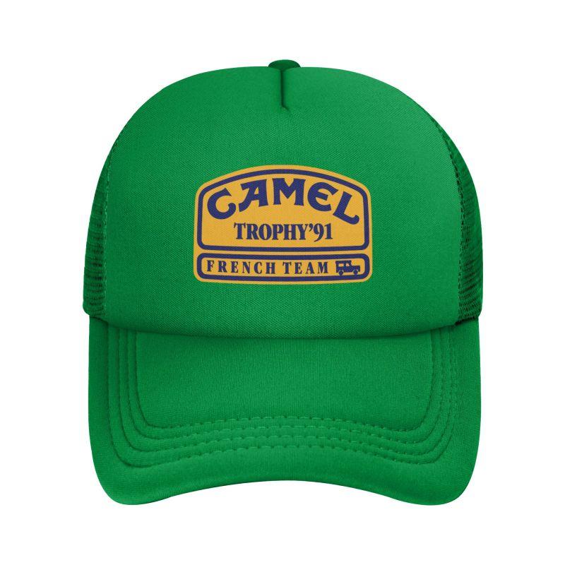 Camel Trophy 91 Print Mesh Baseball Cap Men Women Summer Sun Caps Street Hip Hop Hat Outdoor Sunshade Hat Daily