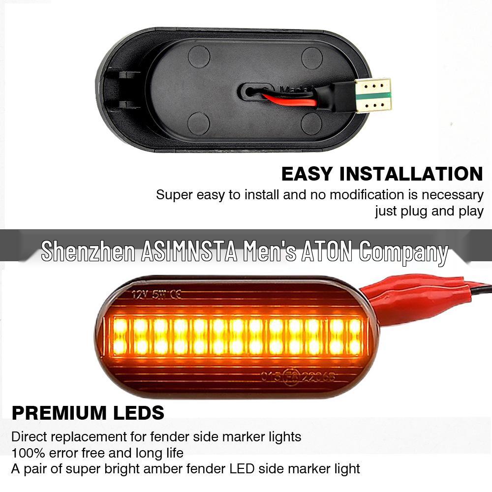 Volkswagen Bora Jetta Golf LED Flowing Water Fender Turn Signal Side Light Connector