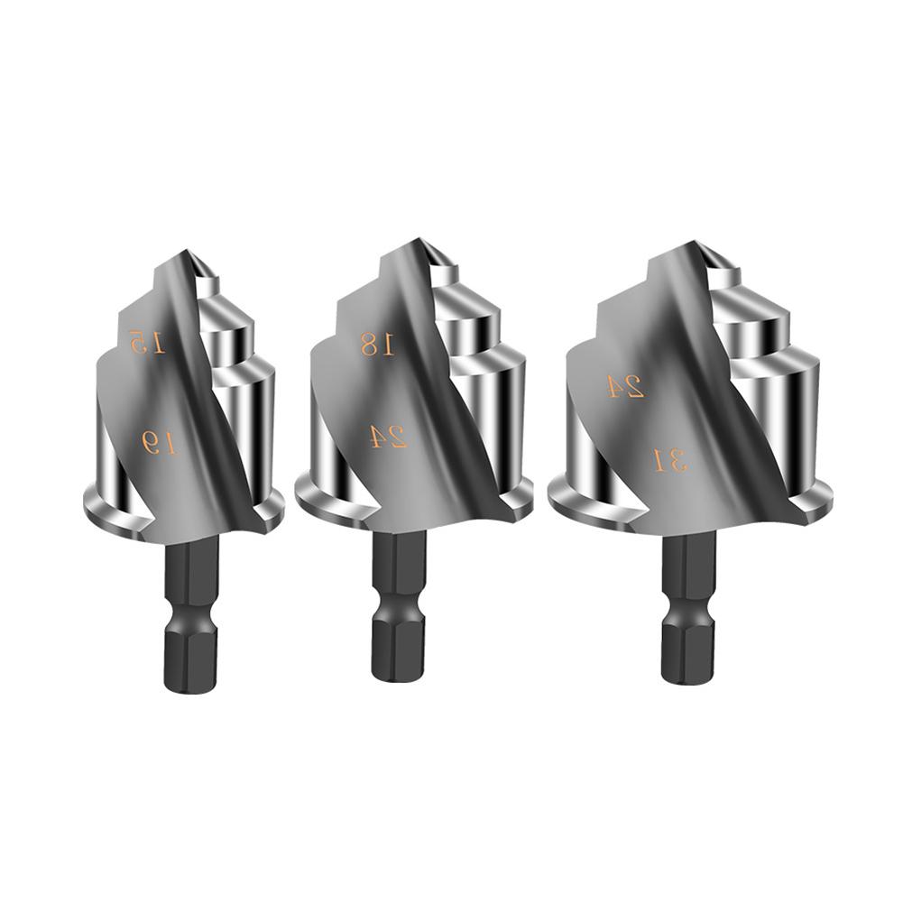 Wasserrohr Aufweitbohrer PPR Aufweitbohrer Sechskantschaft Lochöffner Stufenbohrer Elektriker Rohraufweitbohrer