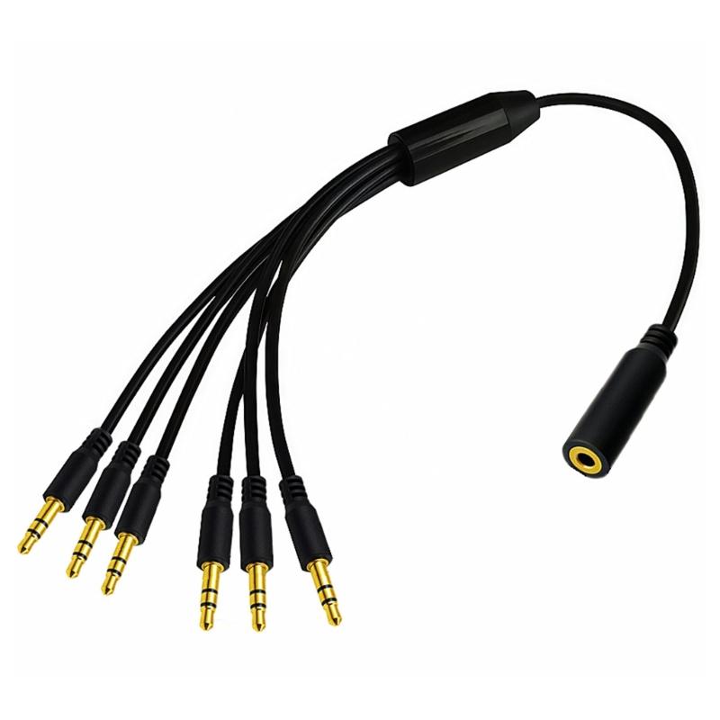 3.5mm Male To Female Audios Cable Gold Plated Connectors Universal Compatibility for Speakers Headphones and Devices