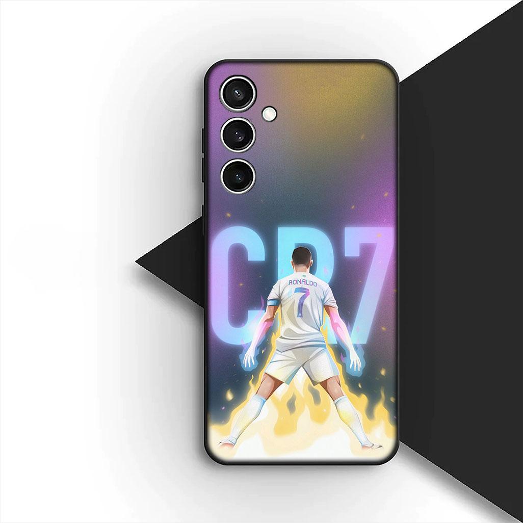 

Cover for Samsung Galaxy S20 S22 S21 FE Ultra Plus A07 A17 A15 A16 A25 A57 A37 Casing Phone Case Lucky NO Number 7 Football NO7 Galaxy S21