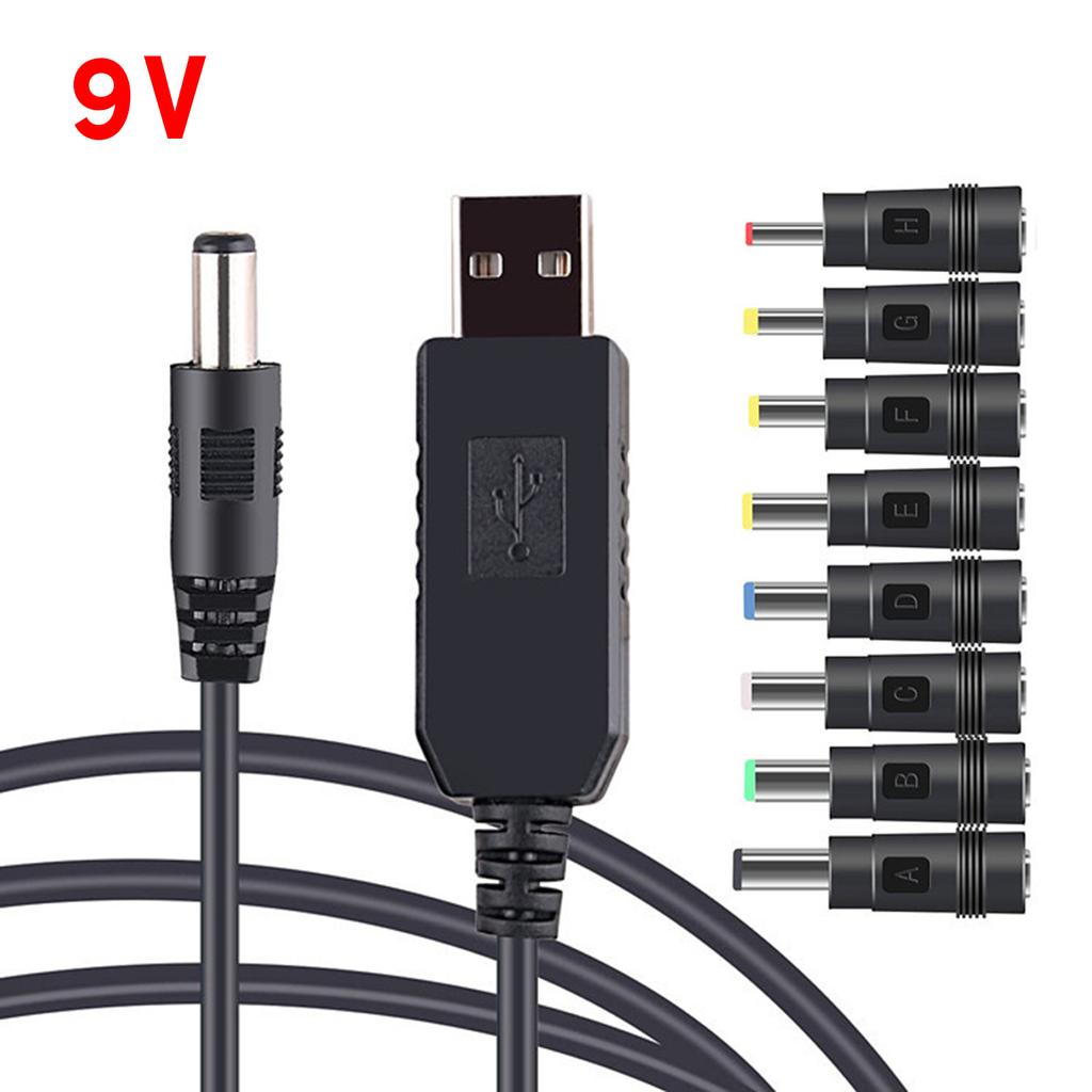 USB to DC 5V 9V 12V Power Cable for Router Speaker USB to DC Jack Charging Cable Power Cord Plug Connector Adapter