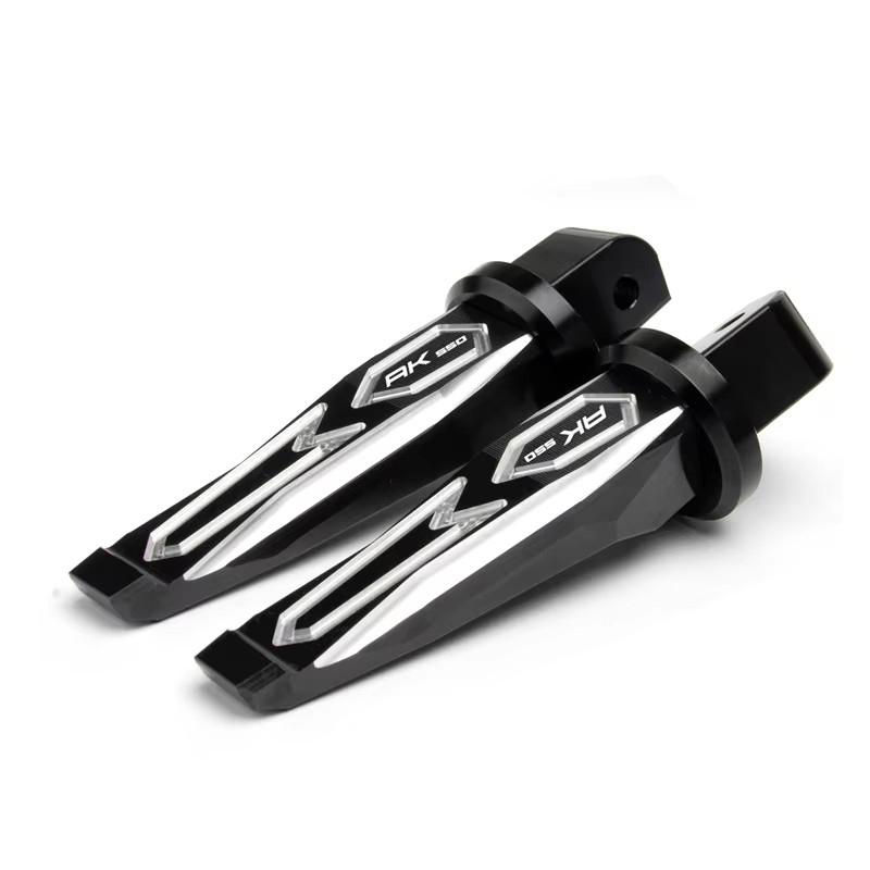 For KYMCO AK550 AK 550 2017-2024 2018 2019 Motorcycle Rear Passenger Footrests Accessories Scooter Foot-Peg Foot Rests Pedals
