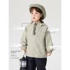 Right European Boys' Windproof Jacket 2026 Spring and Autumn New Casual Waterproof Hooded Clothing Children's Wear Baby Top