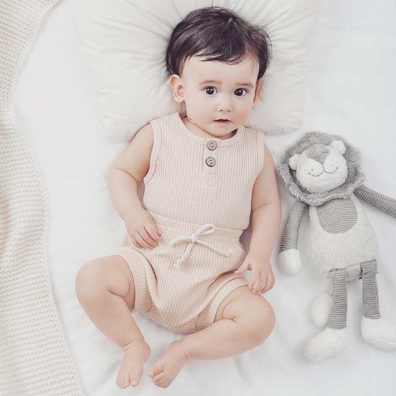 Ins Style Baby Clothes: Summer Short-Sleeved Baby Shorts Set