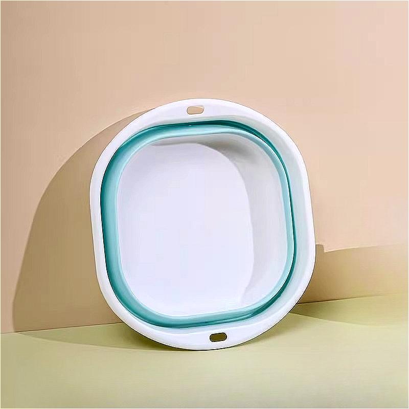 Folding Wash Basin Lightweight Hanging Collapsible Basin for Portable Travel and Household Storage Folding Laundry Washbasin
