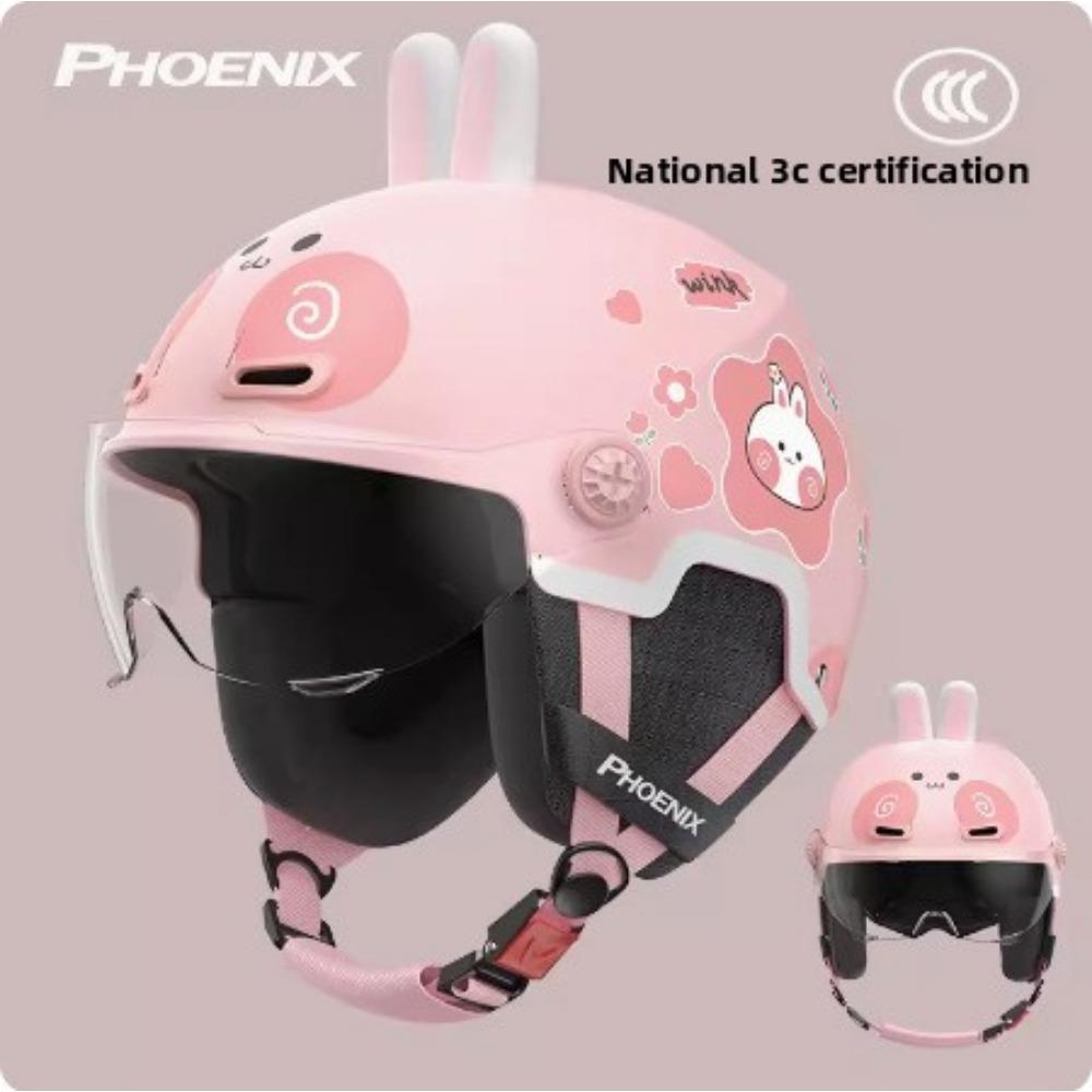 Children's Electric Car Helmet Motorcycle Helmet Cartoon Half Helmet Summer Helmet Four Seasons Helmet