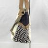 UGG Australia 2way Handbag Tote Brown Navy Off-White(USED)
