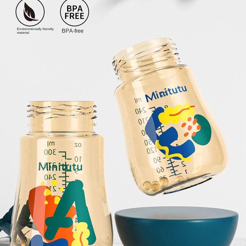 Anti-Slip Handle Feeding Bottle High Capacity Baby Water Cup Cute Baby Bottle  Newborns