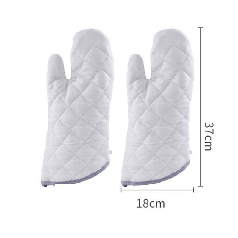 

2 шт. хлопковые толстые перчатки для духовки, термостойкие варежки для кухни, микроволновки L