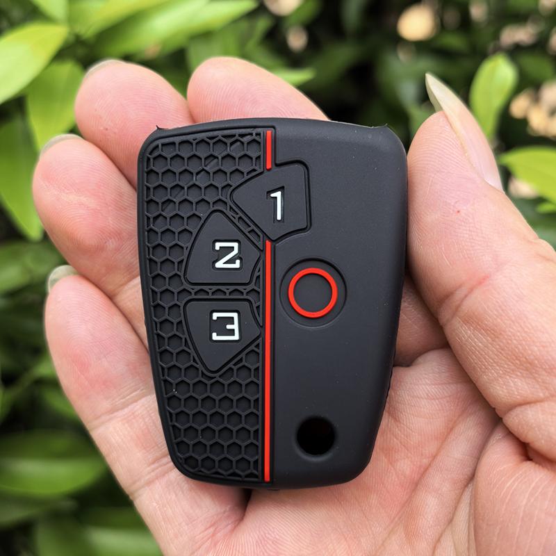 

For Chevrolet Captiva Cruze Spark For Silverado Onix Volt Aveo Camaro Silicone Key Case Keychain Protector Fob Cover Shell