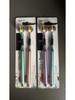 Three-Sided U-Shaped Toothbrush with Soft Bristles & Tongue Scraper, Macaron Colors.