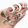 New Fashipn Multi-styles Antique Silver Plated Bronze Moon Chrams Metal Alloy Pendant DIY Charms DIY Jewelry Making Findings