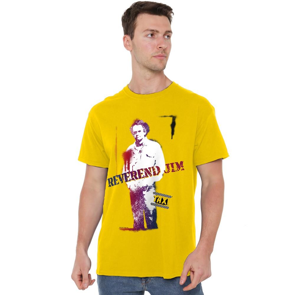 Taxi Reverend Jim T-Shirt S-4XL Yellow XXL