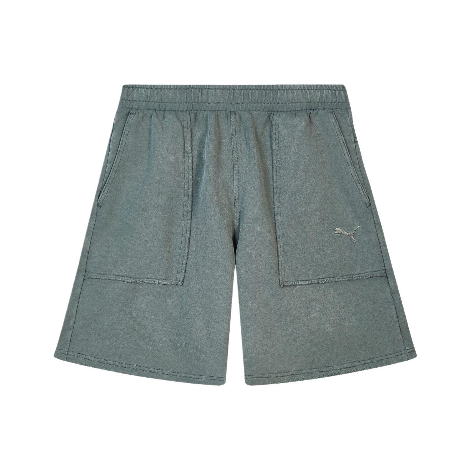 Puma Essentials Prime Washed Cargo Style Lace-Up Loose Knit Casual Shorts Men shorts 638483-81 S