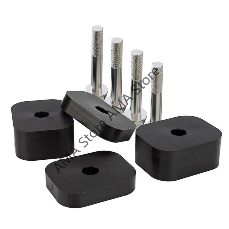 Car Risers Seat Spacers Lift Jackers Resilient Cushion Wear Resistant 387-2104 Seat Spacers Lift Jackers Kit nero