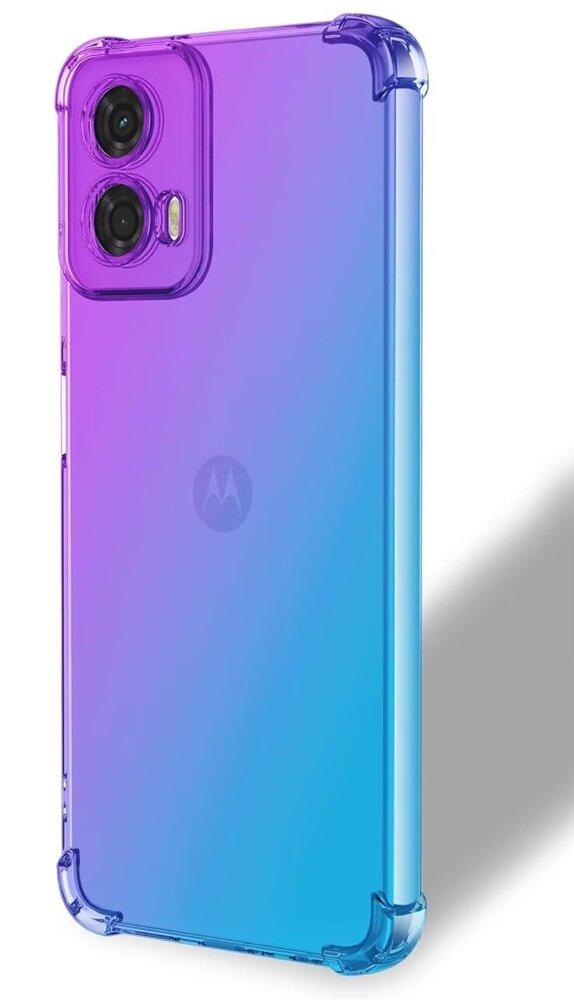 Gradient Dropproof Case for Motorola Edge 50 Fusion 5G, Purple/Blue
