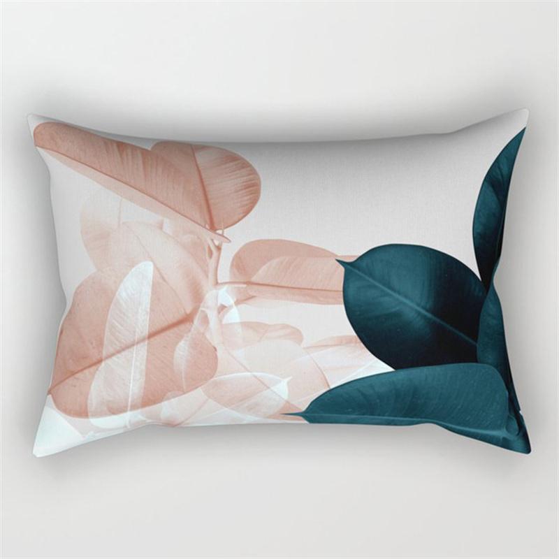 30x50cm Grün Tropische Blätter Pflanze Kissenbezug Wohnzimmer Stuhl Heimdekoration Regenbogen Blume Frucht Sofa Kissenbezug