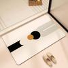 Bathroom Absorbent Floor Mat, Diatom Mud Quick-drying Mat, Toilet Door Carpet, Toilet Anti-skid and Anti-drop Foot Mat