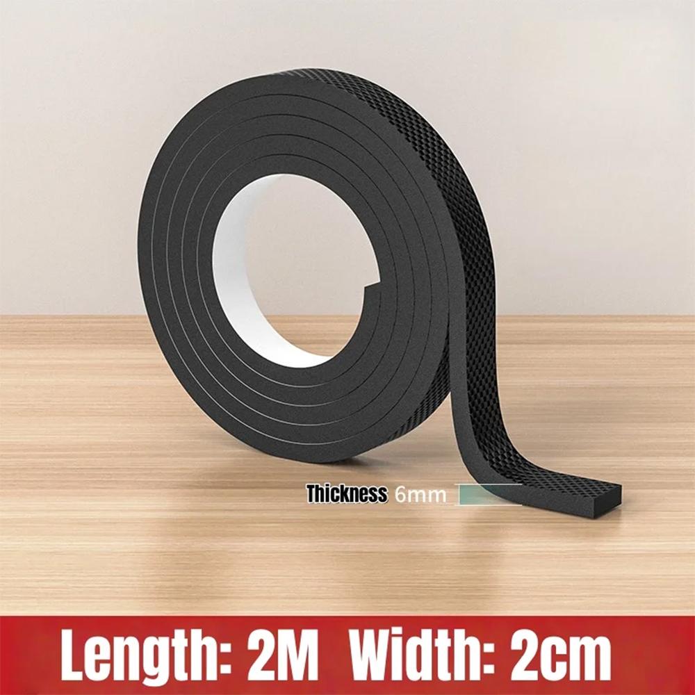 

Black Chair Foot Pads Thick Anti-Slip Noise Reducers Wear-Resistant Furniture Protectors for Table Chair Mute Pads Tape