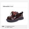 Girls' Black Leather Shoes Children's Mary Jane Shoes2026New Spring and Autumn British Style Princess Shoes for Girls' Performances