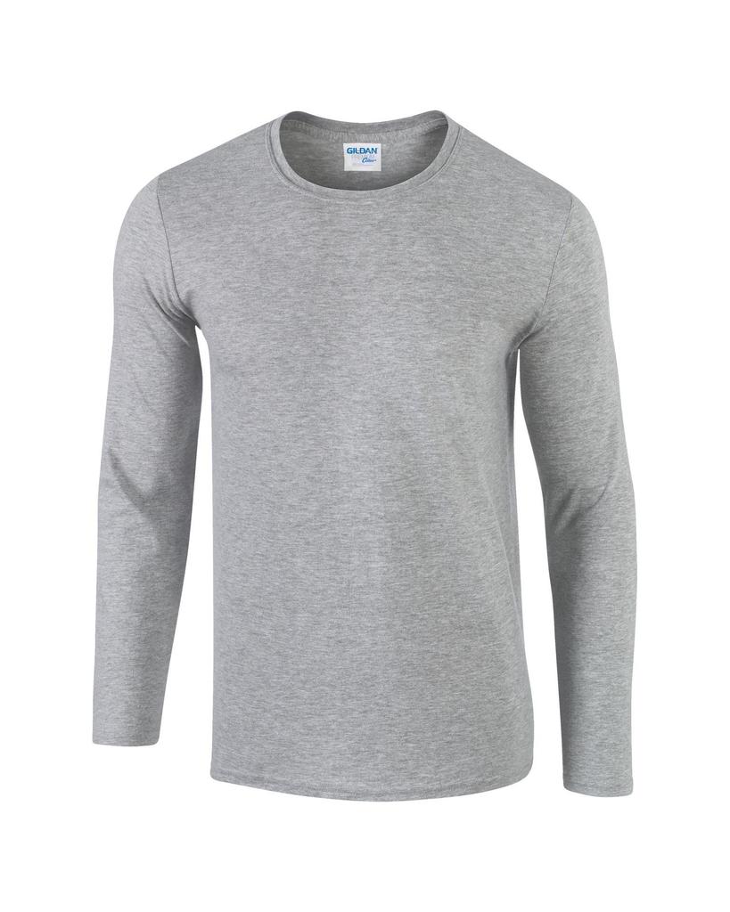 Gildan Men's 180g Long Sleeve Crew Neck T-Shirt