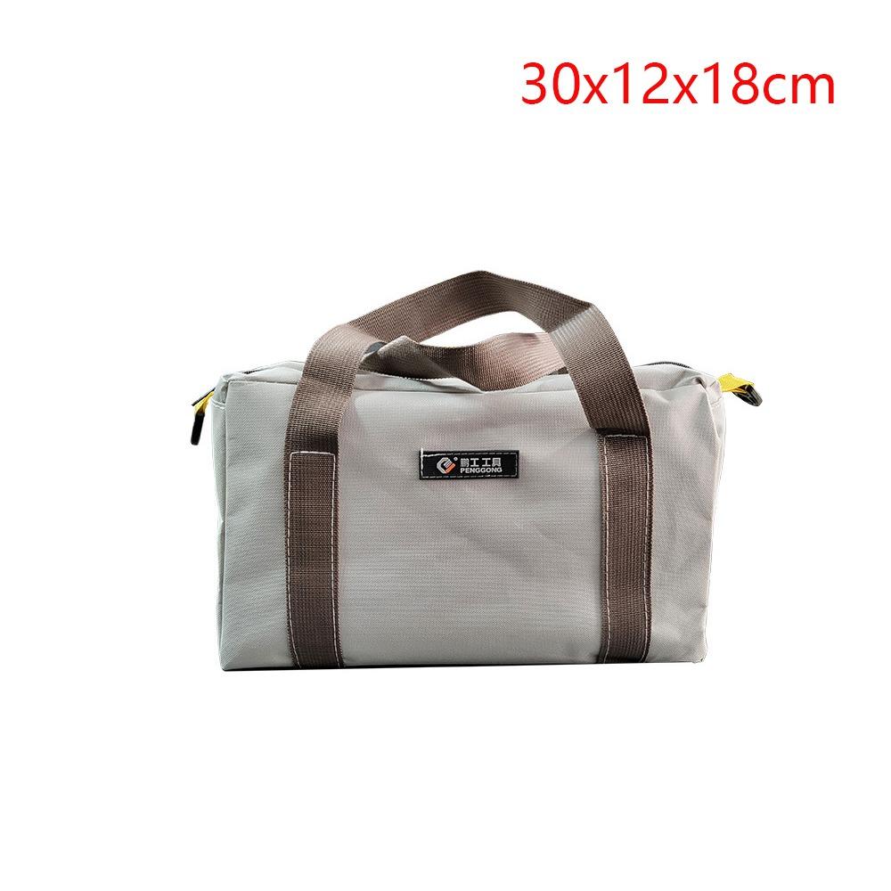 Creative Large Capacity Storage Tool Bag Multi-function Thickened Canvas Electrician Bag Hand Tool Carry Organizer Tote Bag