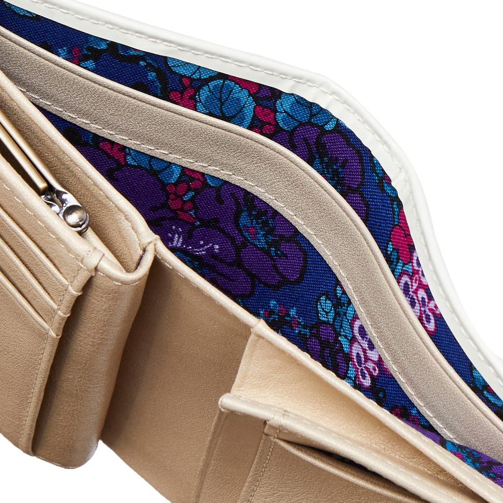 Anna Sui Serpent Bifold Gold Wallet, Women's,