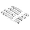 Car Decoration Door Bowl Handle Cover For Mitsubishi Pajero V60 V70 V73 V75 1999-2006 Carbon Fiber Chrome Silver Glossy Black
