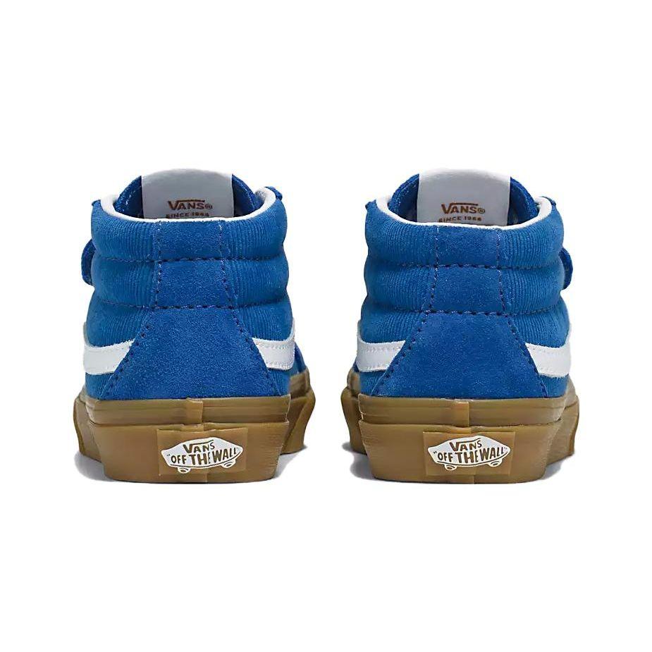 Vans Sk8 Low Comfortable Durable Breathable Mid-Top Kids Skate Shoes Kids Sneakers Blue VN0A38HHBLU