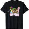 Personalized Back To School Design with Custom Name Ava T-Shirt